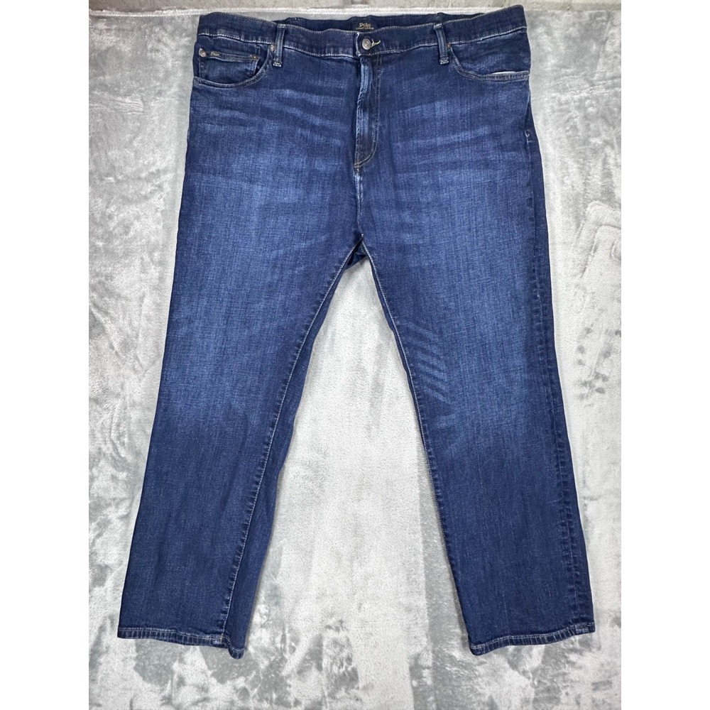 Polo Ralph Lauren Sullivan Slim Stretch Jeans Mens 44x30 Dark Wash Indigo Blue‎